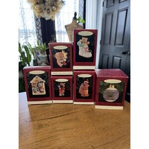 vintage hallmark christmas ornaments lot